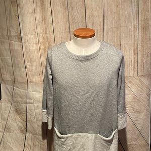 Anthropologie Lili’s Closet Gray Sweatshirt Dress